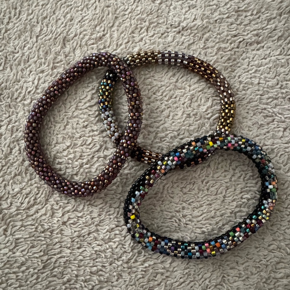 Colorful Beaded Bracelet Set